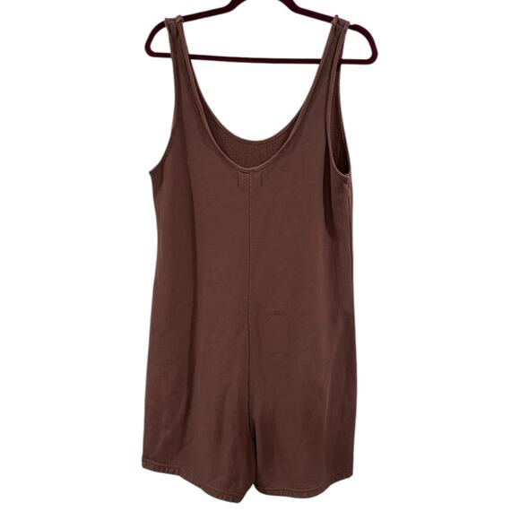 TKEES Short Playsuit Romper in Cafe - Picture 2 of 7